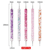 Nail Art Pinsel Set, 20 Stück Nageldesign Malerei Pinsel, Professionelle Nail Art Design Pinsel, Nail Fine Liner Pinsel, Pink