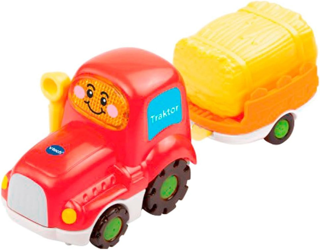 Vtech 80-152304 – TUT TUT Baby-Flitzer, Traktor und Anhänger Babyspielzeug Naty Shop Standardtitel