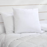 Bleu Câlin Set mit 2 rechteckigen Anti-Milben- und antibakteriellen Kissen, flauschiger Komfort, T 60 x 60 cm, 100 % Baumwolle, perfektes Hygiene-Sortiment Naty Shop Standard-Kissen