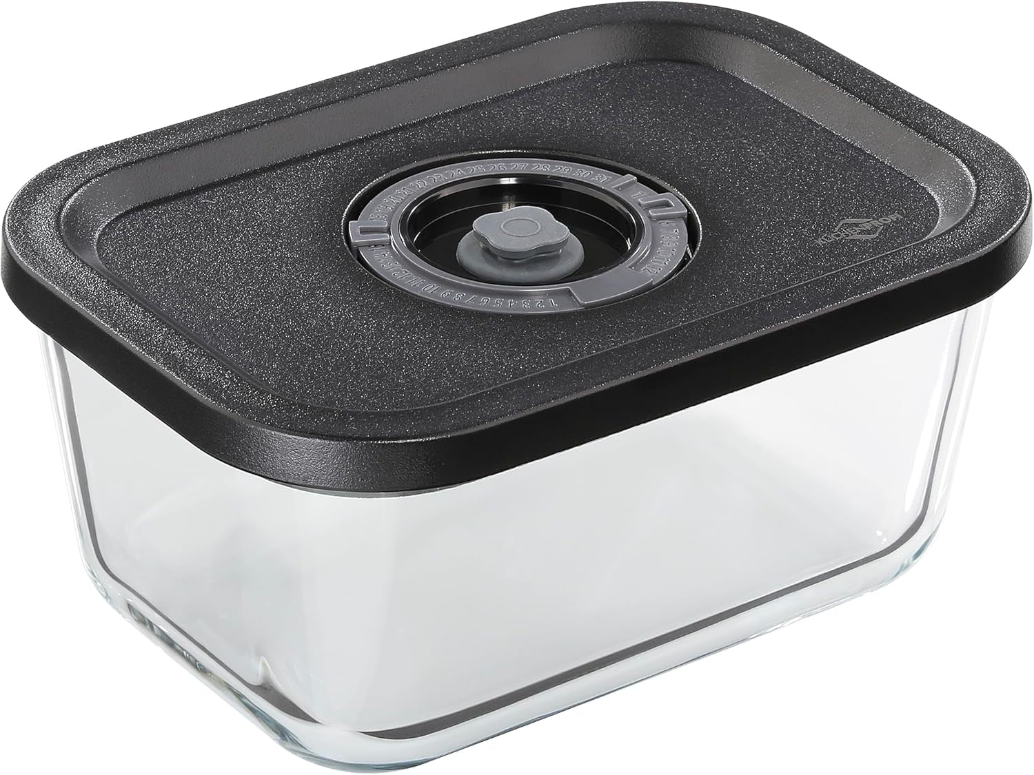 Vakuum-Set Küchenprofi EASYFRESH | Set mit 7 Teilen | 1x elektrische Vakuumpumpe, 1x Vakuumbehälter S, M und L, 3x Vakuumbeutel 22x21 cm | Borosilikatglas, hochwertiger Kunststoff | Zubereitung und Lagerung Frischhaltedosen Naty Shop Vakuumbox M