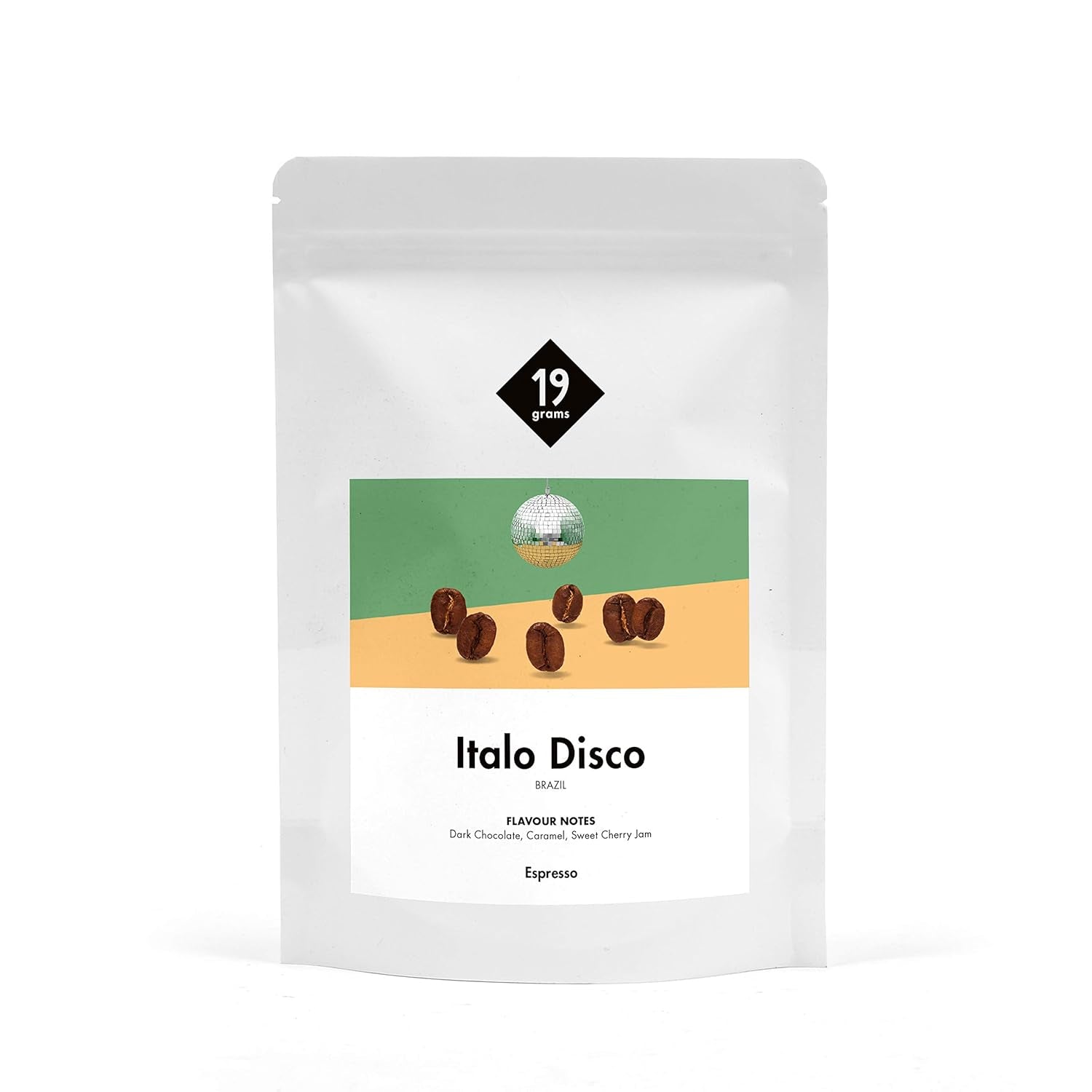 Italo Disco Espresso | 250g Bohne Gans | fair und nachhaltig | frisch geröstet | 100 % Arabica-Kaffeebohnen | Spezialitätenkaffee | 19 Gramm Kaffeerösterei