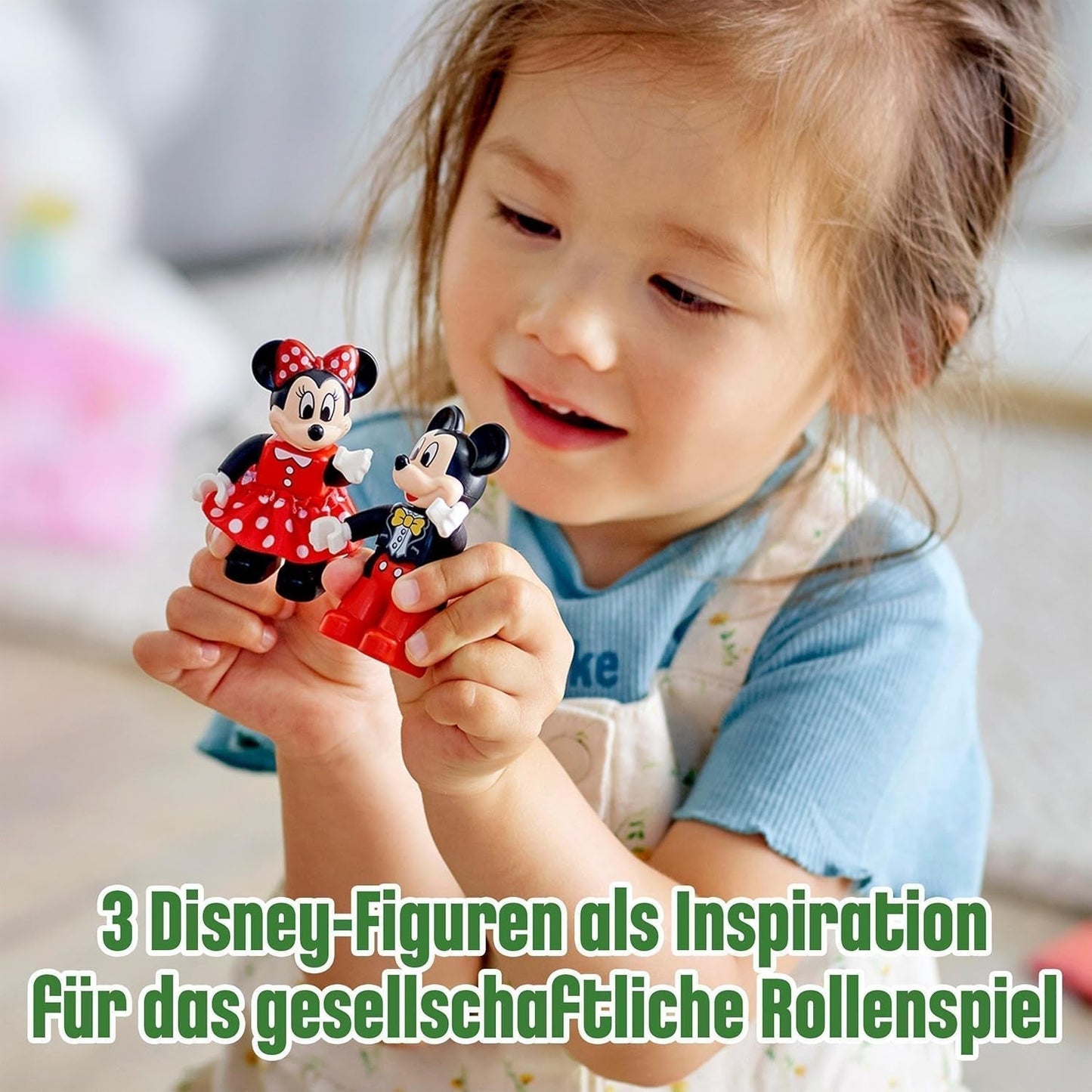 LEGO 10941 DUPLO Disney Mickey und Minnie Geburtstagszug, Spielzeugzug mit Kuchen und Luftballons, Geschenk für Kinder ab 2 Jahren. Bausets Besuchen Sie den LEGO-Store