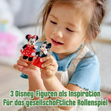 LEGO 10941 DUPLO Disney Mickey und Minnie Geburtstagszug, Spielzeugzug mit Kuchen und Luftballons, Geschenk für Kinder ab 2 Jahren. Bausets Besuchen Sie den LEGO-Store