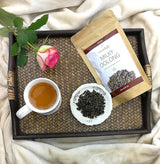 MILKY OOLONG 100G, Premium-Oolong-Tee mit Grüntee-Charakter, halbfermentierter loser grüner Tee, Teaclub Green Tea Loose Leaves