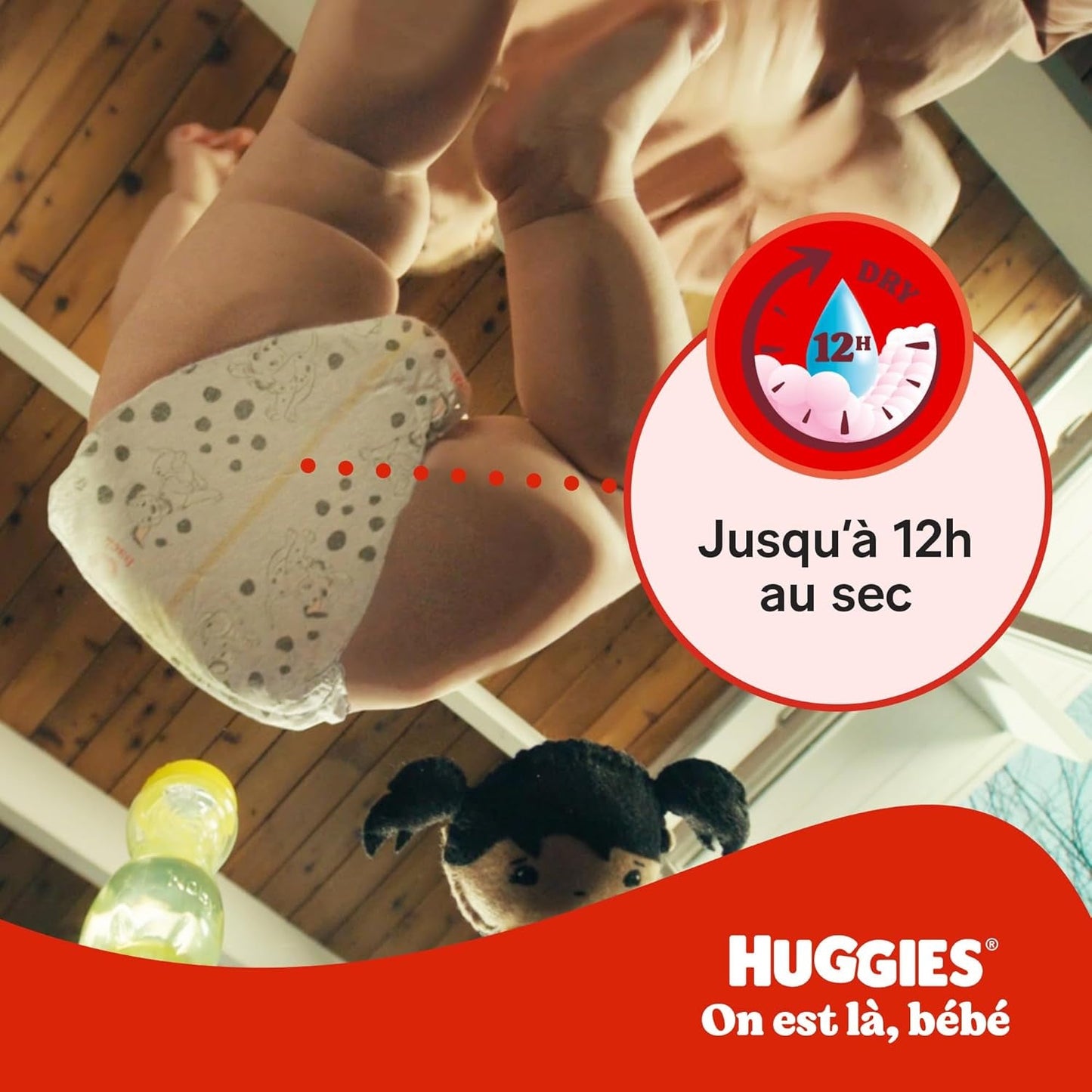 Huggies Babywindeln Little Movers, Disney-Design, Größe 6, 102 Stück (3 x 34), Monatsbox