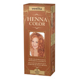 Henna-Farbe 111 Naturblond, Haarspülung, Haarfarbe, natürlicher Haarfarbeffekt, Henna-Öko-Haarfärbemittel, Naty Shop, Rotbraun, 1 Stück (1 Stück)