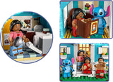 LEGO® Disney Beach House aus „Lilo und Stitch“ – Bauspielzeug mit 6 Zimmern, Observatorium, Raumschiff und 5 Minifiguren – Geburtstagsgeschenk für Mädchen und Jungen ab 9 Jahren und Fans 43268 Besuche den LEGO-Store Bausets