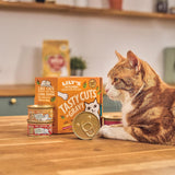 Lily's Kitchen Natürliches Nassfutter für ausgewachsene Katzen, in Dosen, leckere Stücke in Hühnersoße, getreidefreie Rezeptur (24 Schalen x 85 g)