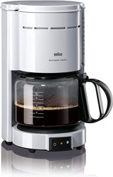 Braun KF 47 BK Espressomaschine – Espressomaschine mit Filter und Glaskaraffe für klassischen Filterkaffee, aromatischer Kaffee dank OptiBrew-System, Anti-Tropf-System, automatische Abschaltung, schwarz
