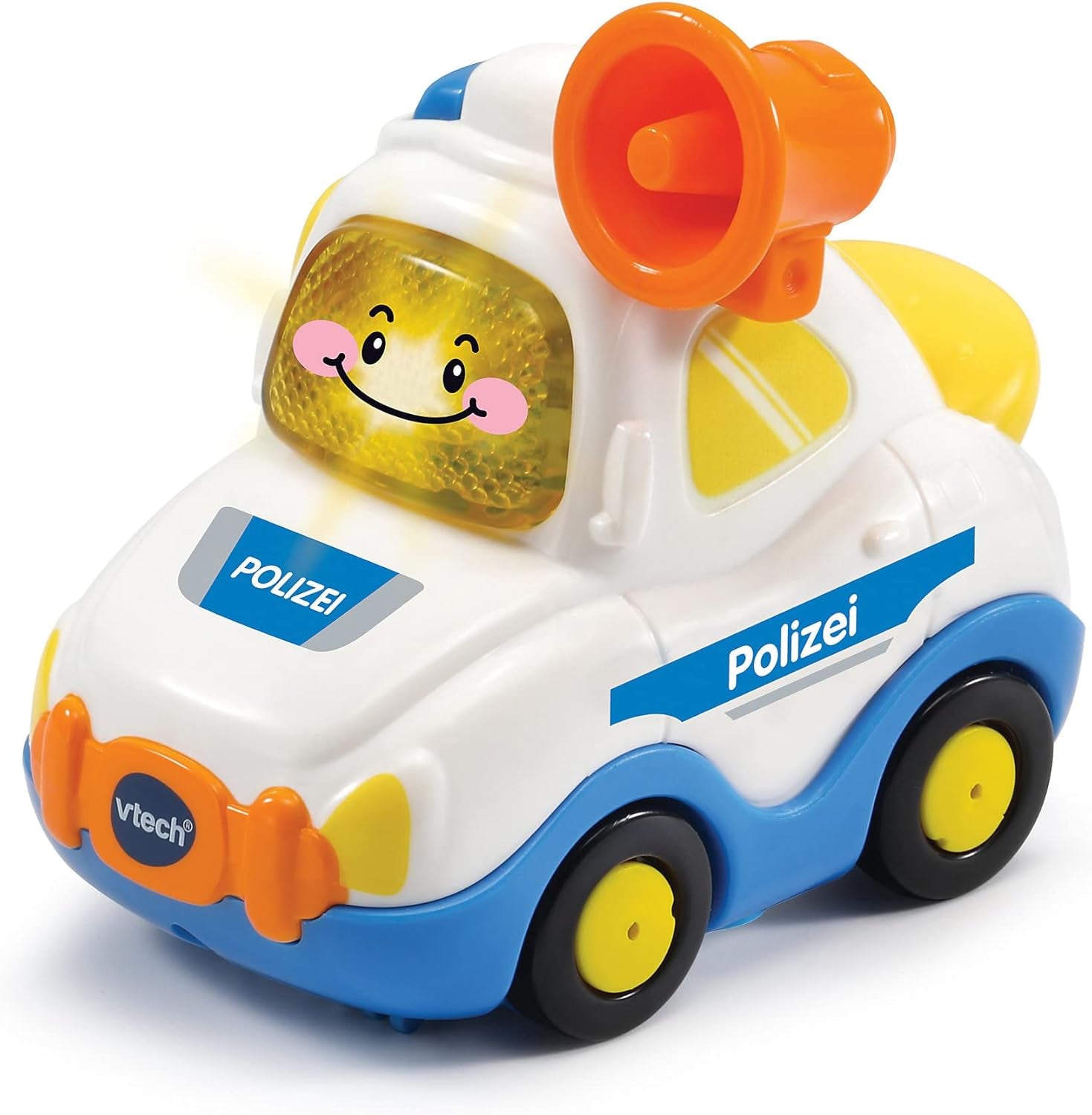Vtech TUT TUT Baby Flitzer – Polizei – Für 1–5 Jahre & TUT TUT Baby Flitzer – Feuerwehrauto – Spielzeugauto mit Musik, Lichtknopf, Sätzen und interessanten Geräuschen – Für 1–5 Jahre Babyspielzeug Naty Shop