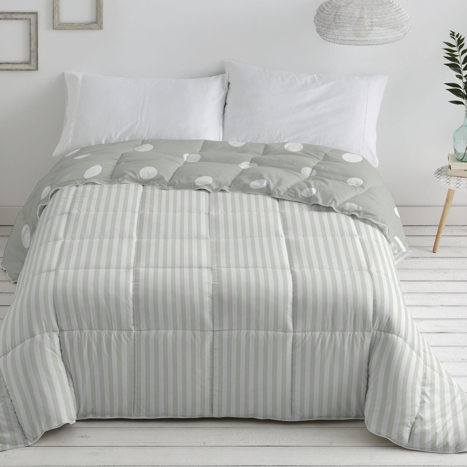 Bettdecke, Synthetik, Mintgrün, Ancho 150 bis 160 cm Bettdecken und Steppdecken Naty Shop