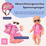 BABY Born My First Swimmer Girl – 30 cm große Puppe – Badepuppe mit Drehmechanismus, wasserdicht – funktioniert ohne Batterien – geeignet für Kinder ab 1 Jahr