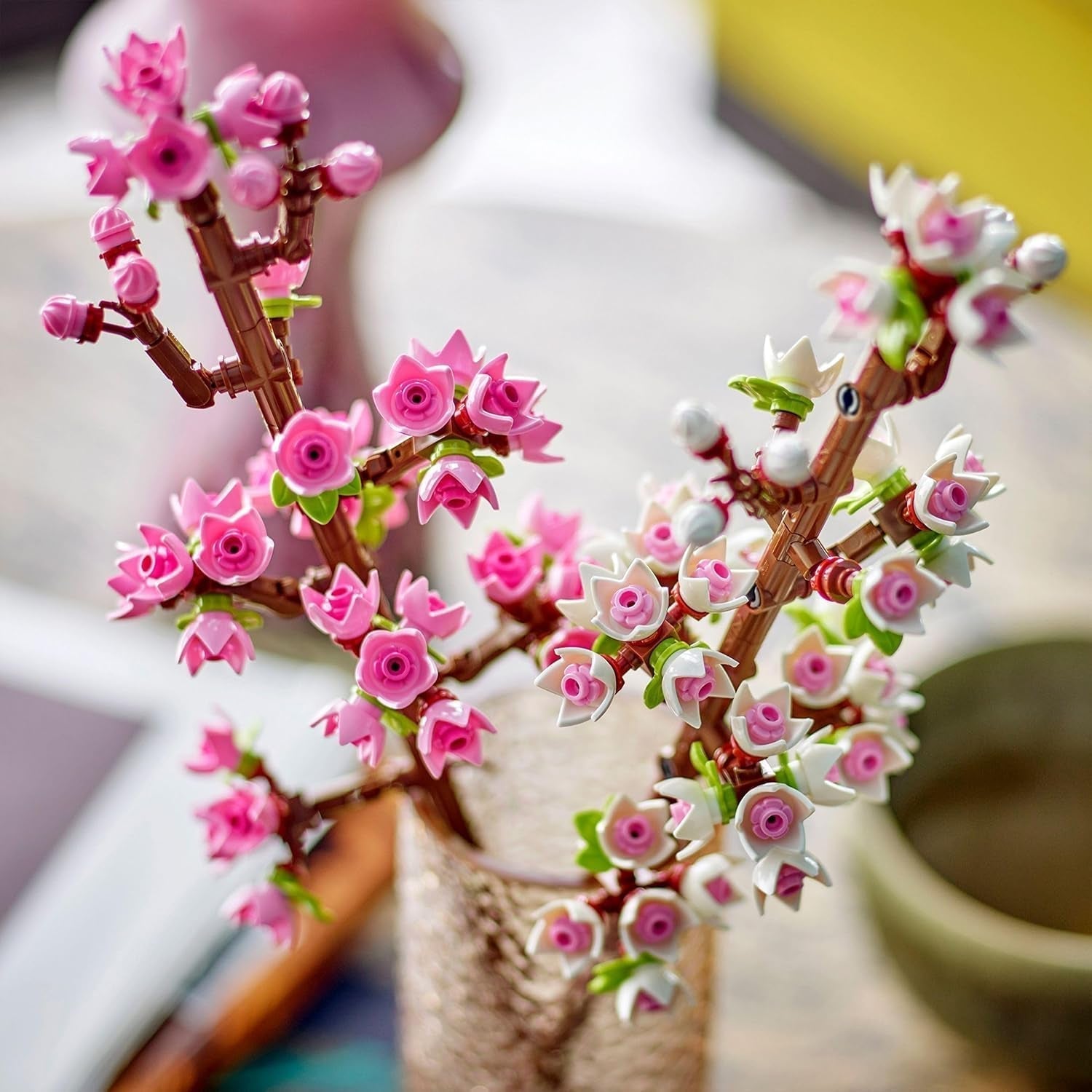 LEGO Botanicals Kirschblüten – Künstliche Blumen zum Bauen – Schreibtischdekorationen für Kinder – Blumenstrauß zum Ausstellen – Geschenk für Frauen und Männer ab 8 Jahren – Botany Collection 40725 Bausätze Besuchen Sie den LEGO-Store