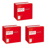 - Einweg-Papierservietten, ideal für Vorspeisen und Cocktails, Packung mit 100 Servietten, Größe 24 x 24, 4-fach gefaltet, 2 Schichten, rote Farbe, 100 % reines Zellulosepapier, FSC-zertifiziert