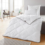 Badenia Trendline Micro Kochfeste, leichte Steppdecke für den Sommer, maschinenwaschbar bis 95 Grad, 135 x 200 cm, Öko-Tex-zertifiziert, hergestellt in Deutschland. Steppdecken und Quilts Naty Shop