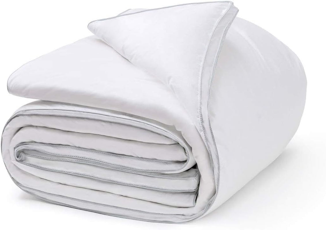Platin, Gänsedaunen, 300 g/m², 240 x 220 cm, weiß (weiß) Bettdecken und Steppdecken Naty Shop weiß 240 x 220 cm