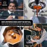 KING'S COFFEE - AMESTEC RS ESPRESSO - 1 kg starke und aromatische Kaffeebohnen - Kaffee mit niedrigem Säuregehalt - Kaffee aus ganzen Bohnen - Kleinserienröstung aus Italien - Espressobohnen für Vollautomaten und Siebträgermaschinen