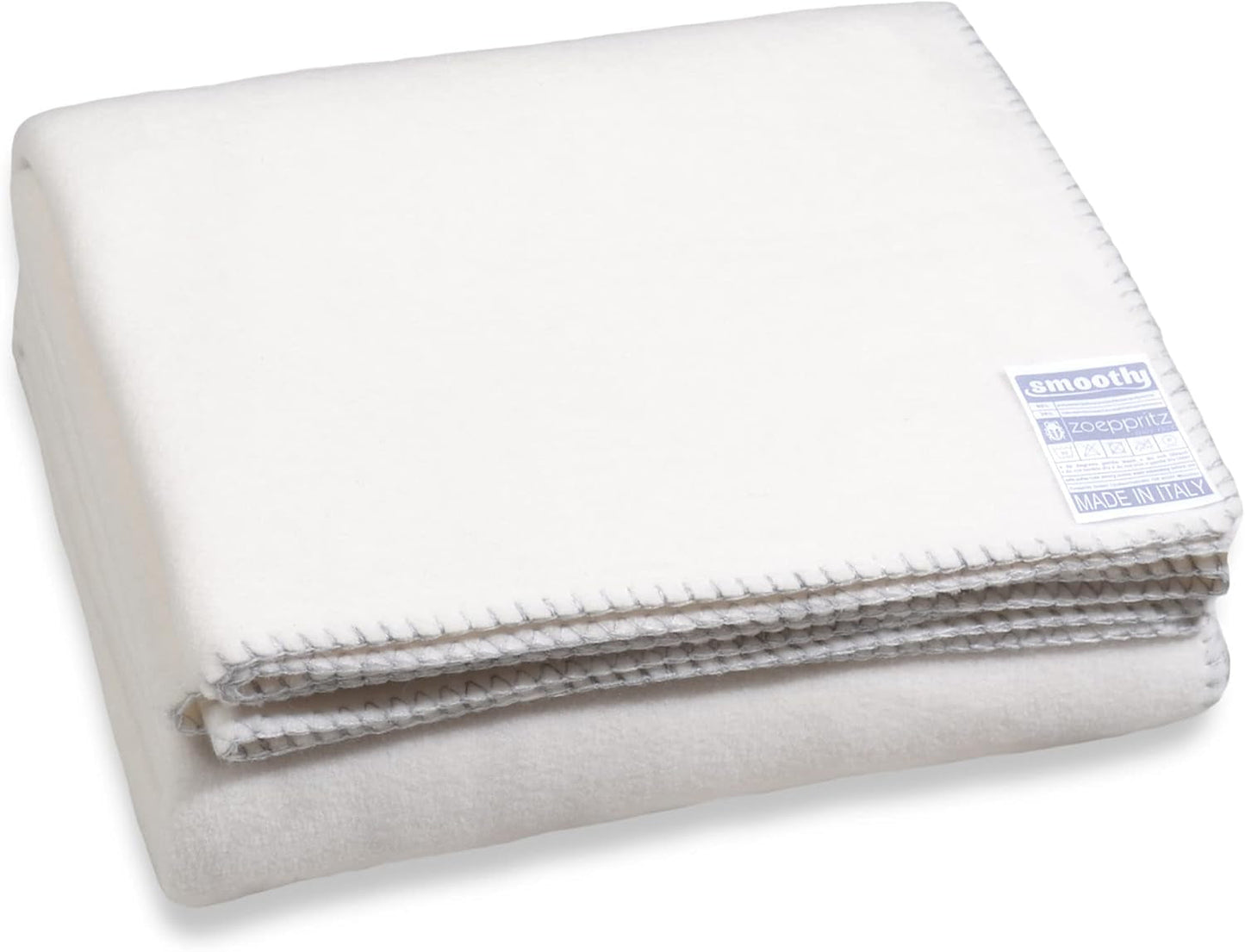 Zoeppritz Since 1828 Smoothy Fleecedecke – Flauschige bequeme Polarfleecedecke – Vegan – 140 x 190 cm – 010 Off-White, 010 Offwhite Zoeppritz Since 1828 Betten und Bettdecken Hellweiß 140 x 190 cm