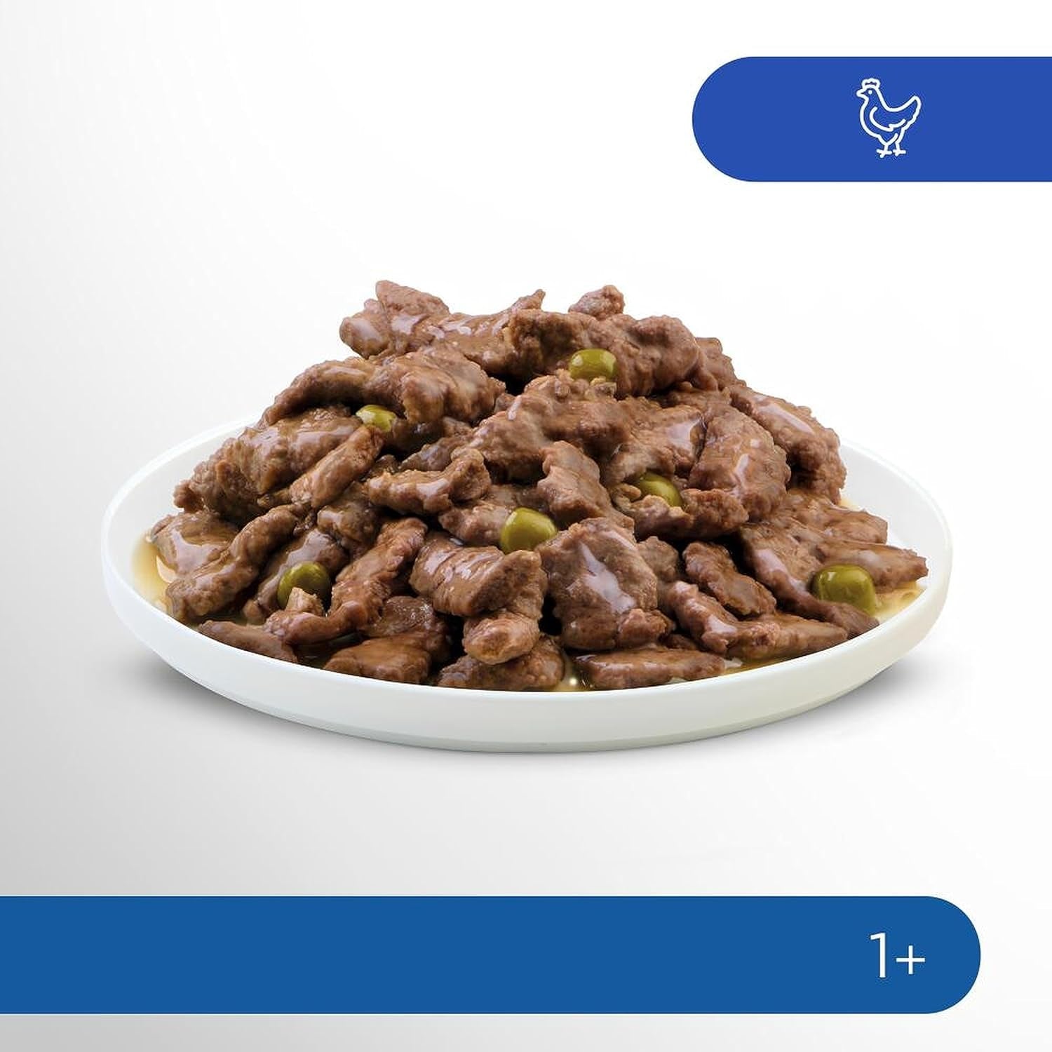 PERFECT FIT™ Beutel für Katzen, drinnen, mit Huhn, 12 x 85 g