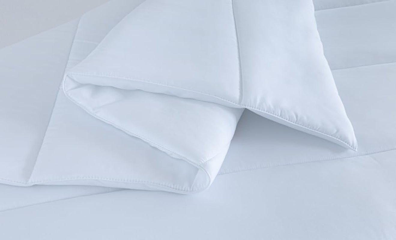 Todocama-Steppdecke, 3002-Faser-Steppdecke, bissfest, Herbst-Winter, 300 g/m², weiß (alle Größen erhältlich) (Betten 135/140/150–220 x 220 cm) Steppdecken und Quilts Naty Shop
