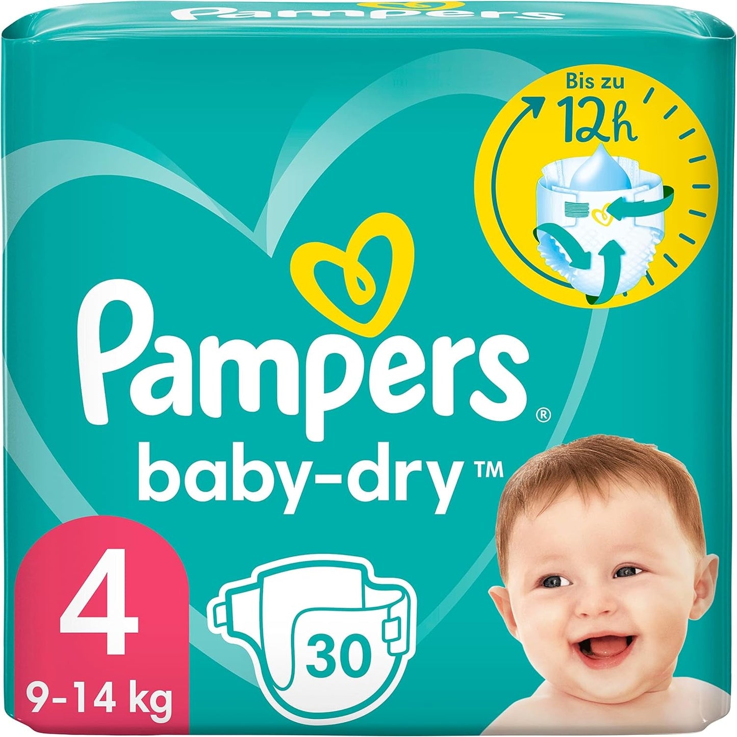 Pampers (alte Version), Höschen, Größe 4, 9 kg–15 kg, Dreierpack (1 x 88 Windeln)
