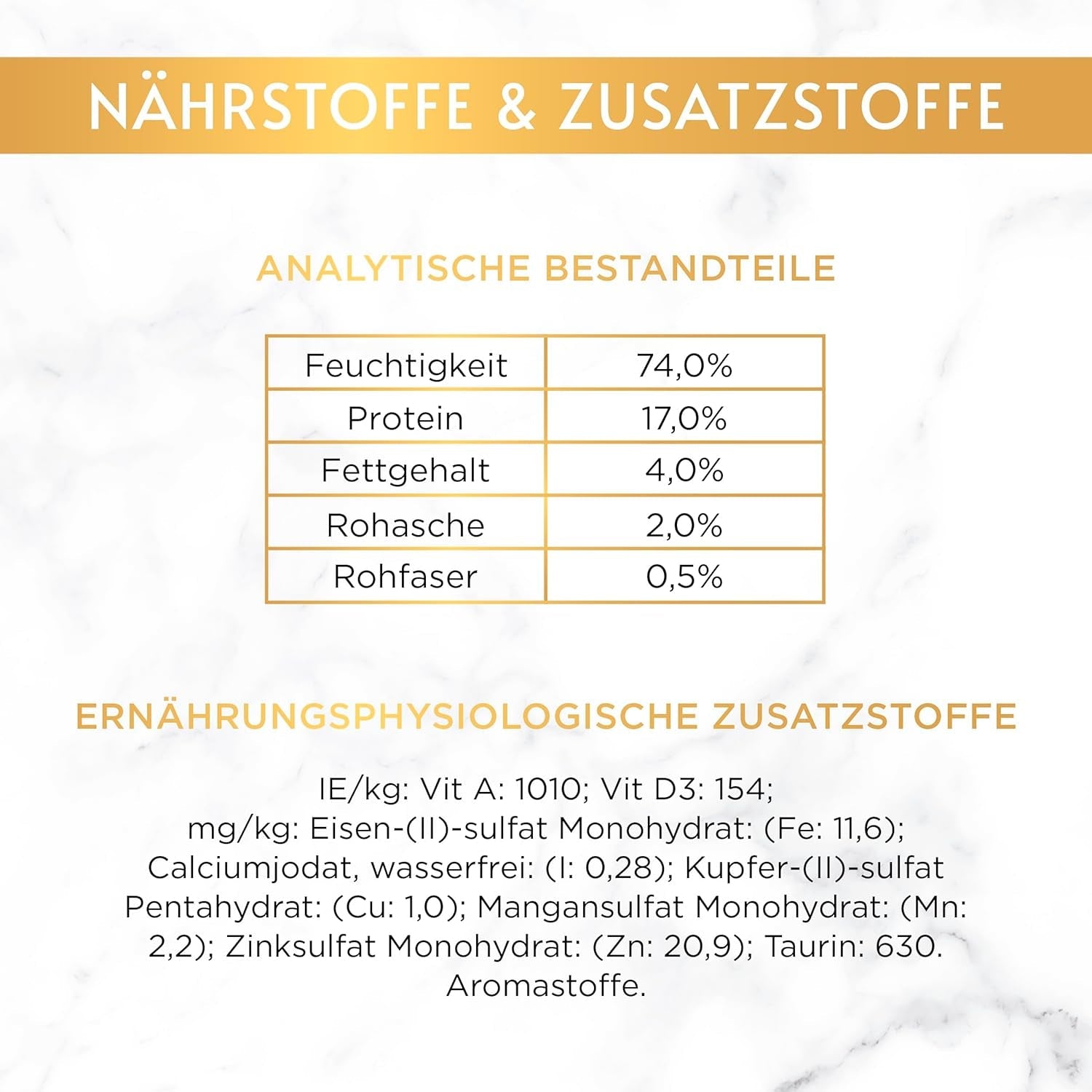 Gourmet Gold Refined Ragout Duetto Lachs & Gelber Kabeljau Nassfutter für Katzen, 12er-Pack (12 x 85 g)