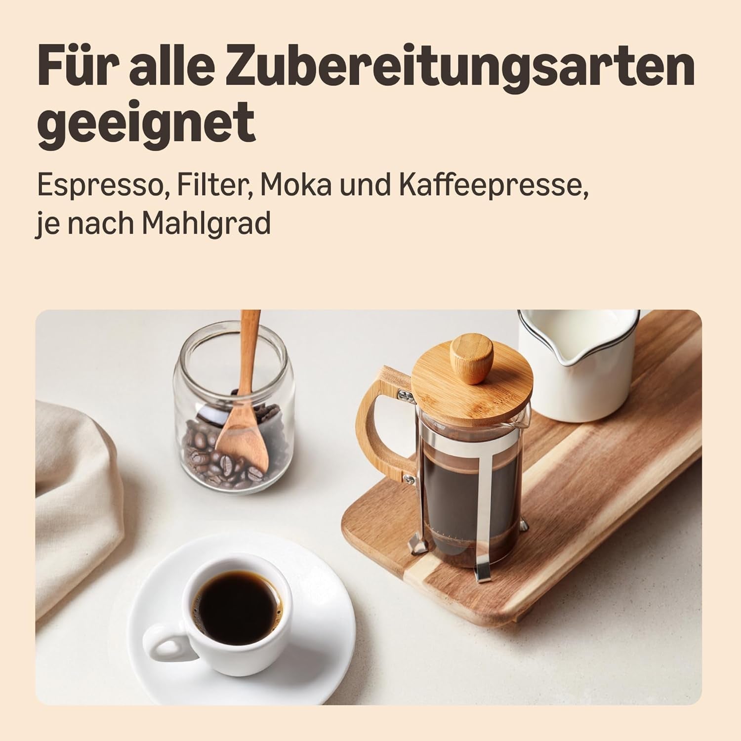 von Amazon Kaffeebohnen, Mittlere Röstung, 100% Arabica, Amaretto, 2kg (2 Packungen mit 1kg)