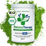 Matcha-Therapie 30+ | Bio-Matcha-Teepulver | 60 g | Mit einem nachgewiesenen Gehalt von mindestens 30 mg/g Catechin EGCG | Unterstützt das Immunsystem und das Energieniveau | Zeremonielle Qualität | Grüner Tee aus Japan