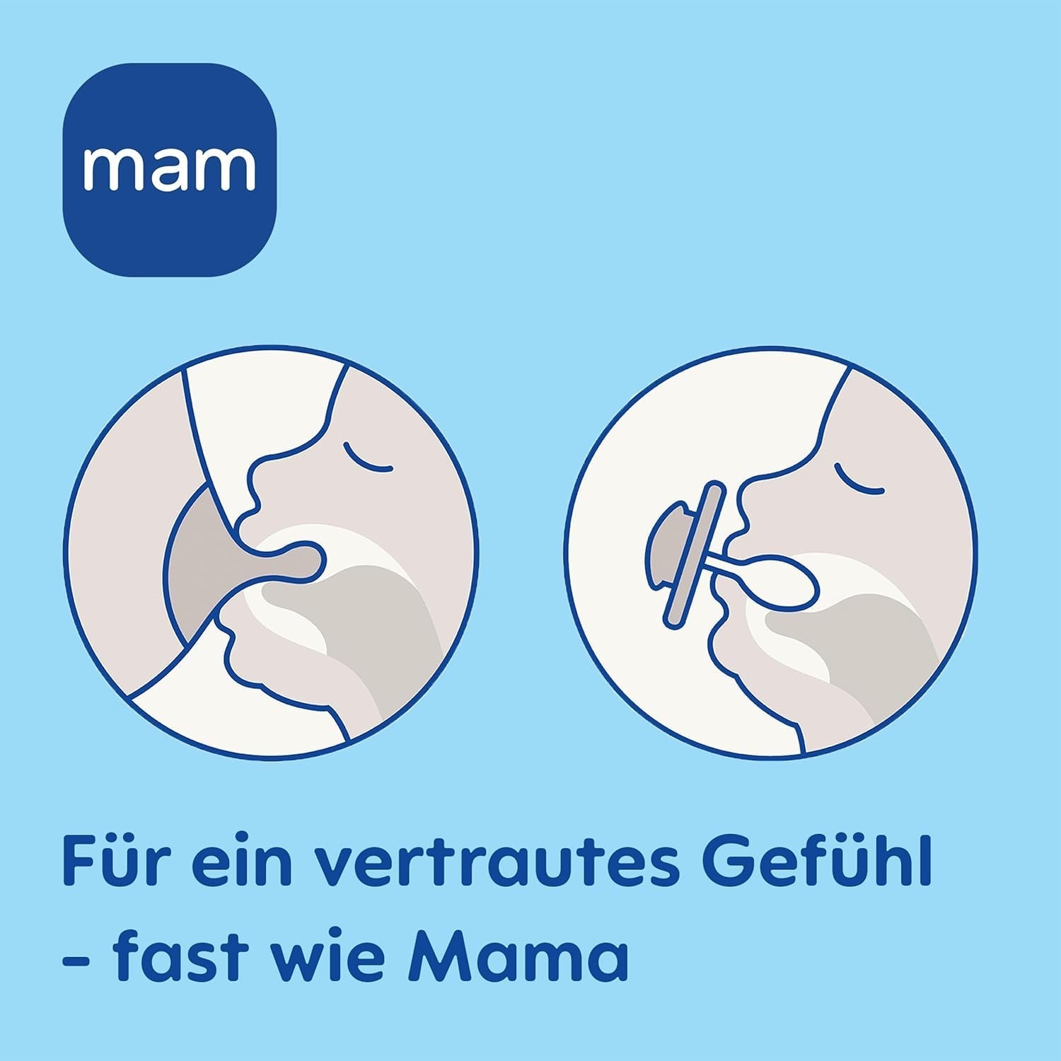 MAM Original Schnuller, 2er-Pack, zahnfreundliche Babyschnuller, aus nachhaltigen und bioregenerierbaren Materialien, MAM SkinSoft Silikonsauger, mit Schnullerbox, 6-16 Monate, Wolf/Kaninchen