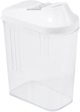 keeeper Ausgießbox für Trockenvorräte, stufenlos verstellbarer Dosierdeckel, Kunststoff, 500 ml, 8 x 4,5 x 15 cm, Paola, weiß Frischhaltedosen Naty Shop