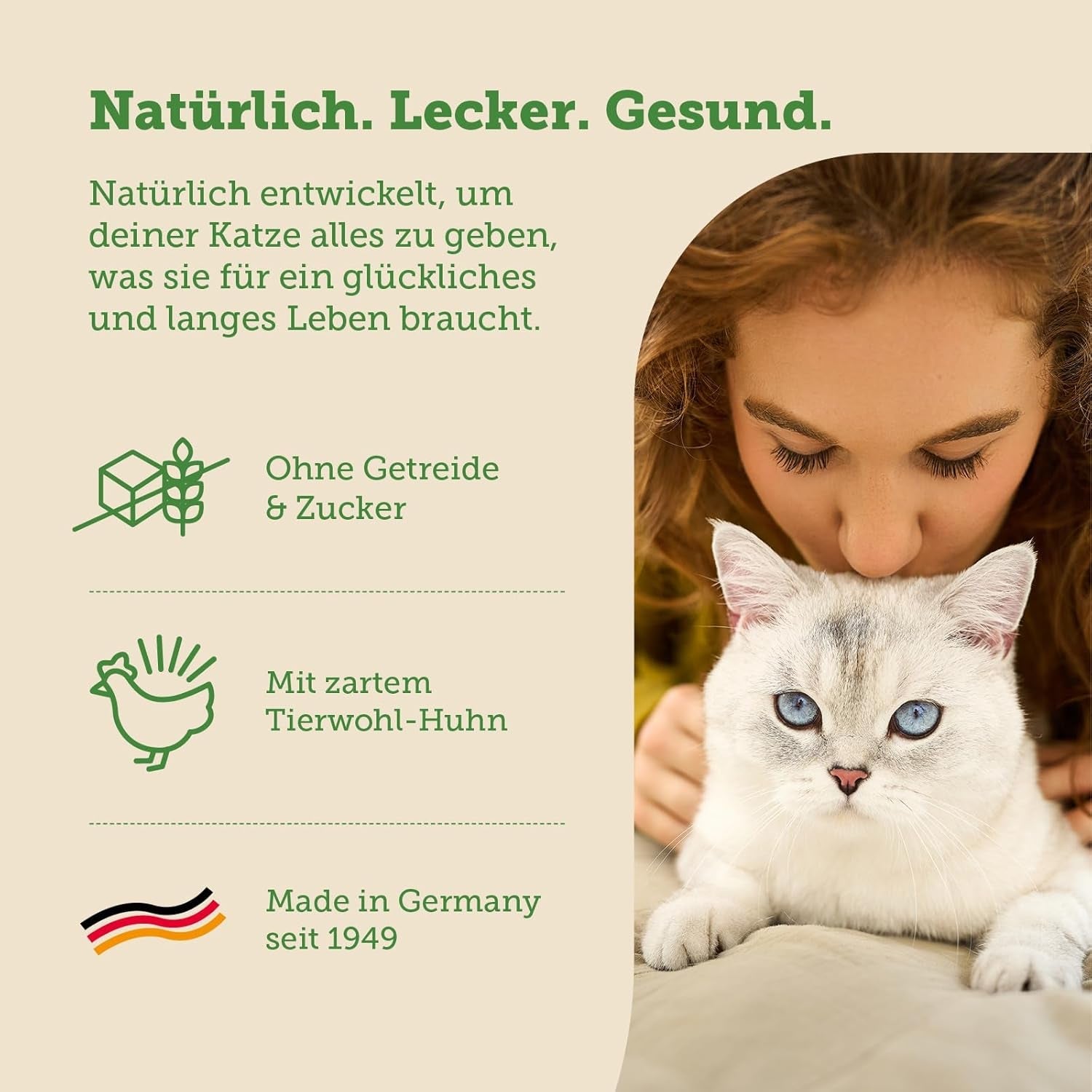 MERA Cats Nature Adult Tasty Mix Premium Nassfutter für Katzen 12x85g | Zuckerfrei und getreidefrei | Nassfutter für ausgewachsene Katzen mit hohem Fleischanteil | Economy-Paket
