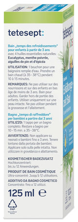 Tetesept Kids Cold Time Bath – Kinderbadezusatz für die kalte Jahreszeit mit 4 ätherischen Ölen, entspannend und wärmend, 125 ml Naty Shop