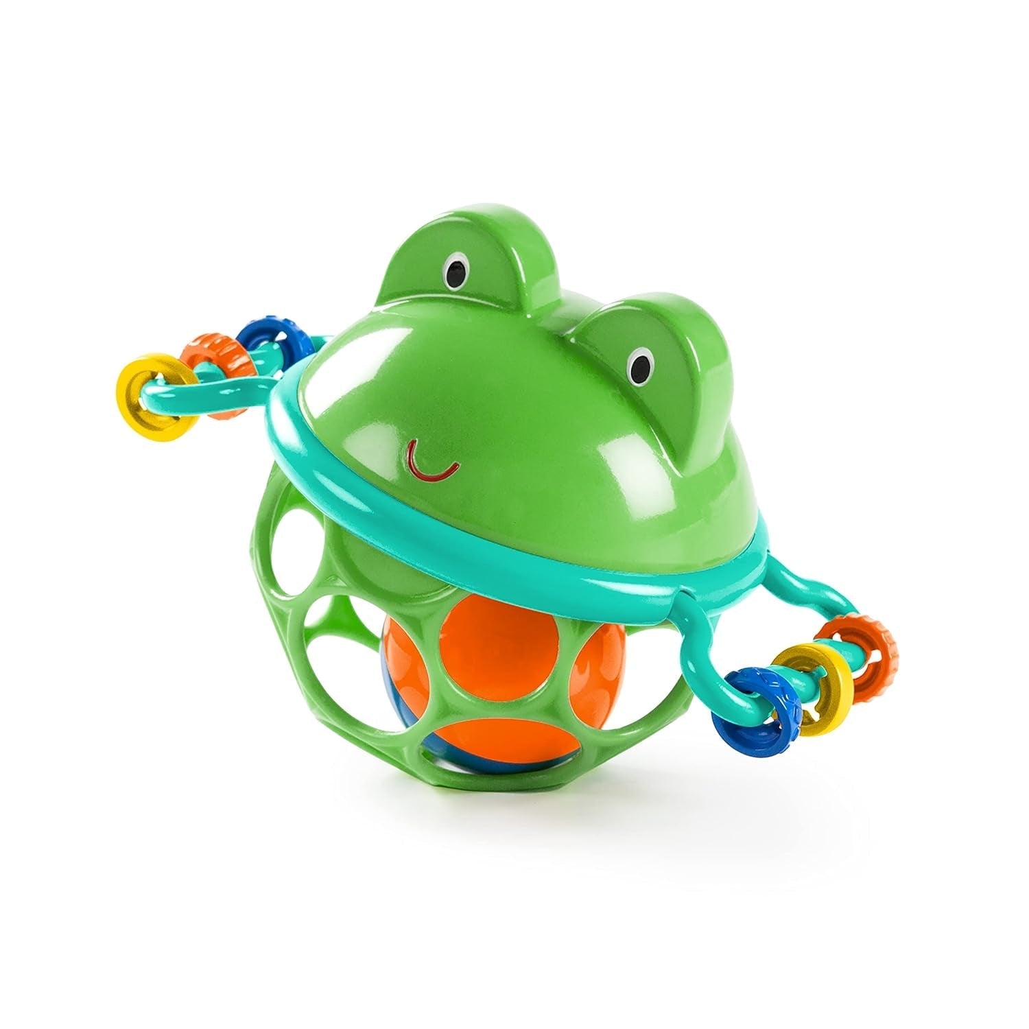 Bright Starts Little Shakers 6-teiliges Geschenkset – Babyrasseln und Beißringe, BPA-frei, leicht zu fangen, Unisex für Neugeborene+