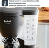 Tefal Includeo Filter-Espressomaschine, Espressomaschine extrem einfach zu bedienen, für Rechts- und Linkshänder geeignet, automatische Deckelöffnung, 1,25 l, 10 bis 15 Tassen, CM533811