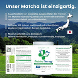 Matcha-Therapie 30+ | Bio-Matcha-Teepulver | 60 g | Mit einem nachgewiesenen Gehalt von mindestens 30 mg/g Catechin EGCG | Unterstützt das Immunsystem und das Energieniveau | Zeremonielle Qualität | Grüner Tee aus Japan