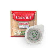 Caffè Borbone Kompostierbare Kaffeepads, Rote Kaffeemischung – 150 Pads – Kompatibel mit ESE System Papier Pads 44 mm