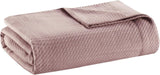 Madison Park, 100 % ägyptische Baumwolle, atmungsaktive Kuscheldecke, Premium-Strick, luxuriös, saisonal, leichter Bezug für Bett, Sofa und Couch, Doppelbett/Queensize-Bett, Rose Naty Shop Bettdecken und Bettdecken Rose Full/Queen