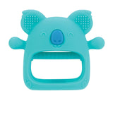 Nuby – Silikon-Zahnhandschuh, BPA-frei, Blue Koala, ab 3 Monaten