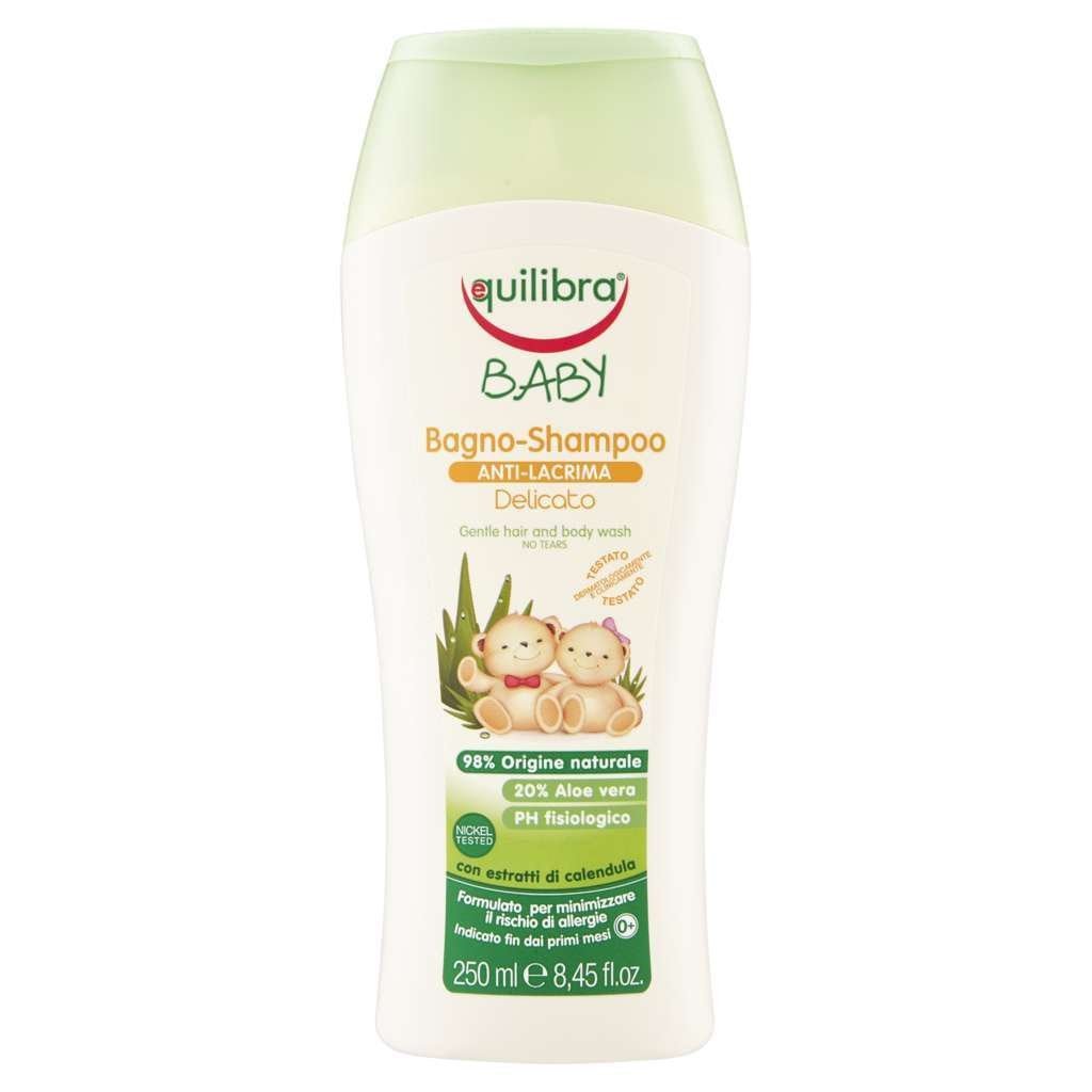 Equilibra Baby Bagno Shampoo 250 M Kinder – Bade- und Hautpflege Naty Shop