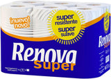 Renova Super White Toilettenpapier – 12 Rollen