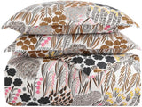 MARIMEKKO Queen-Bettwäsche-Set, Baumwollperkal-Bettwäsche mit passenden Kissenbezügen, ganzjährige Heimdekoration (Pieni Letto, mehrfarbig, Queen-Size-Bett) Naty Shop Bettdecken und Steppdecken
