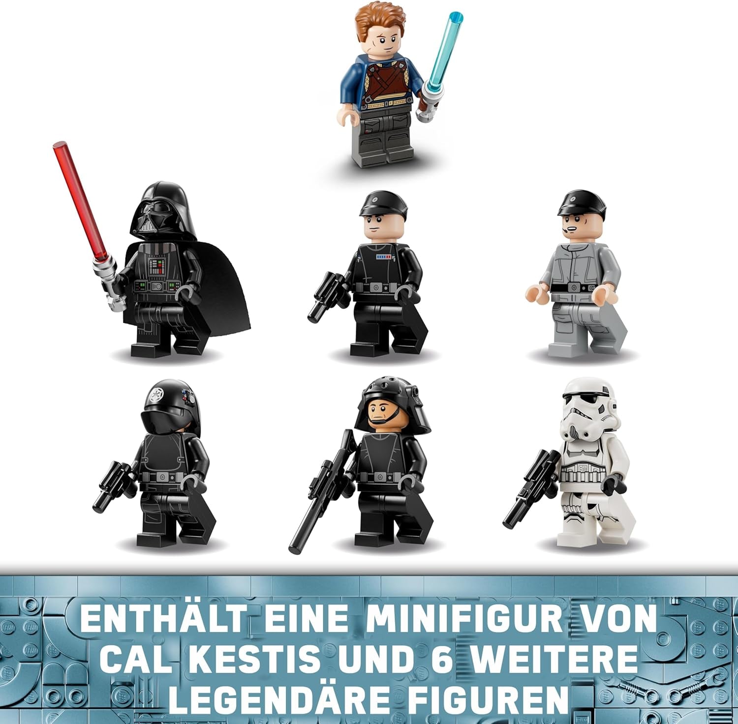 LEGO Star Wars Imperialer Sternenzerstörer, Raumschiff-Set, Bauspielzeug, Darth Vader und Cal Kestis Spielset, Geburtstagsgeschenk für Jungen, Mädchen und Fans 75394 Bausets Besuchen Sie den LEGO-Store