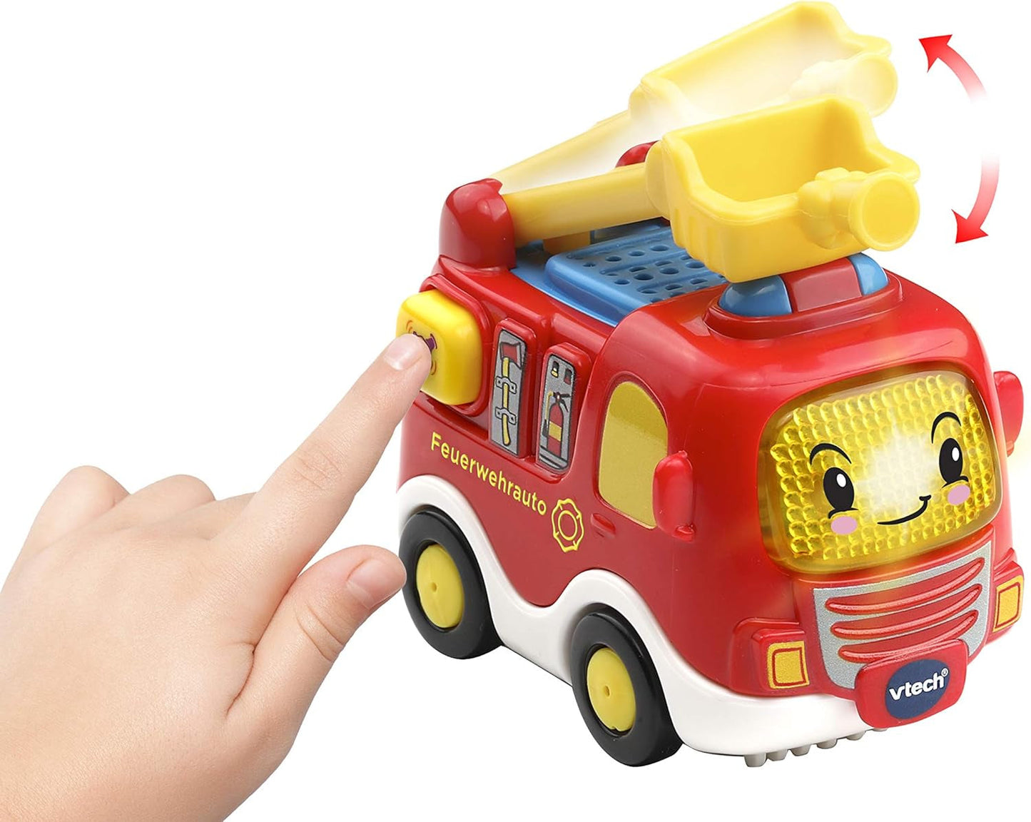 Vtech TUT TUT Baby Flitzer – Parkhaus, bunt, 66,6 x 75,3 x 45,1 cm & TUT TUT Baby Flitzer – Feuerwehrauto – Spielzeugauto mit Musik, Lichtknopf, Sätzen und interessanten Geräuschen Bebe Toys Naty Shop