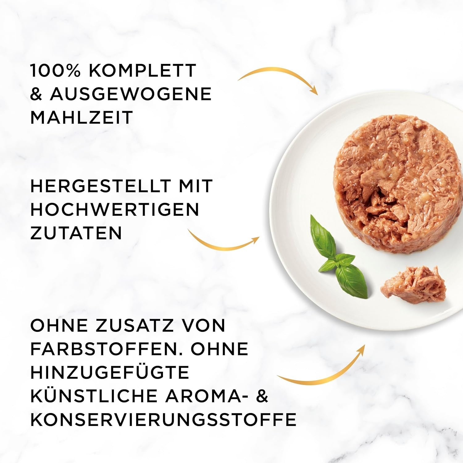 Nassfutter für Katzen Gourmet Gold Refined Ragout, sortierte Mischung, 96er Pack (96 x 85g)