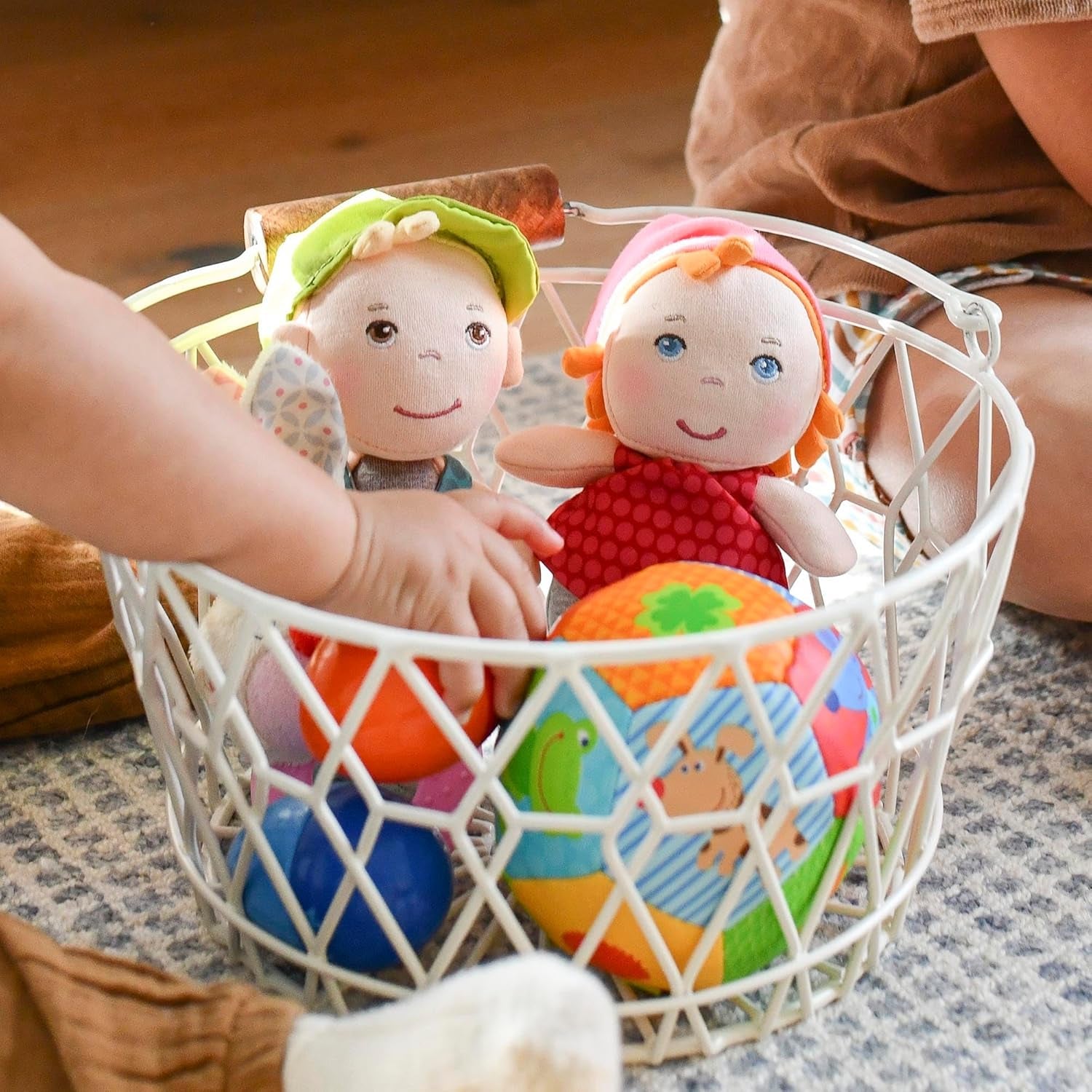 HABA 306238 Hertha-Minipuppe, Puppe für Kinder im Alter von 0 bis 100 Jahren