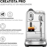 Sage Nespresso Creatista Pro Espressomaschine, Edelstahl, gebürsteter Edelstahl