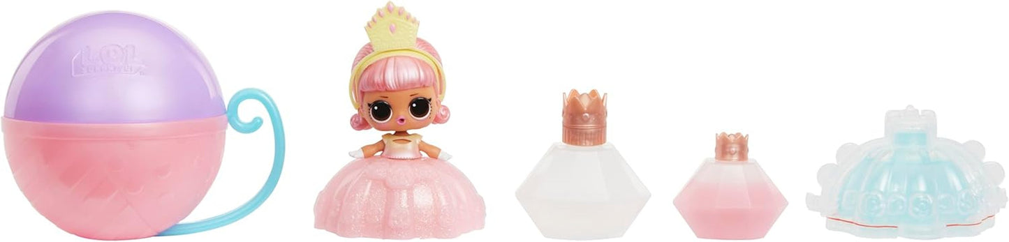 LOL Überraschung! Princess Tots – Enthält 1 Puppe, eine gepanzerte Verpackung, 2 Farben zum Gestalten eines Prinzessinnenkleides und 8 Puppen zum Sammeln