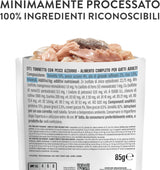 , Thunfisch mit blauem Fisch in Gelee, komplettes Nassfutter für Katzen, im Beutel, mit zusätzlichen Vitaminen, 100 % natürlich, 6 x 85 g