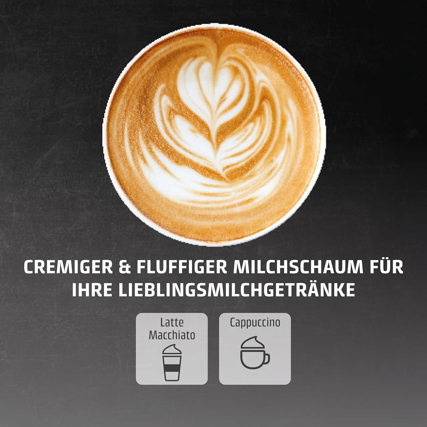 Caso Espresso Gourmet – Siebträger-Espressomaschine aus Edelstahl, leistungsstarke 19-bar-Ulka-Pumpe, mit Milchaufschäumer, für gemahlenen Kaffee oder ESE-Kaffeekapseln, für 2 Tassen, mit Tassenwärmer