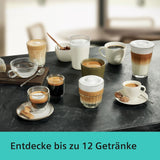 Automatische Espressomaschine Siemens EQ.6 plus s700 TE657503DE, für viele Kaffeespezialitäten, Milchaufschäumer, Keramikmahlwerk, Doppelkaffeefunktion, Antikalk, automatische Dampfreinigung, 1500 W, Edelstahl